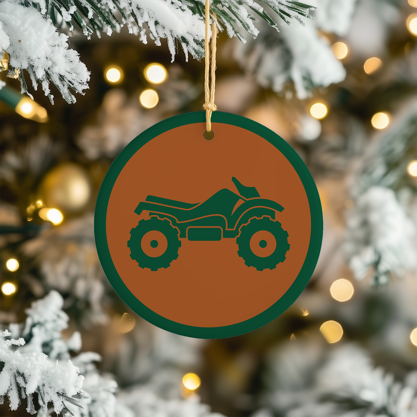 ATV Christmas Tree Ornament
