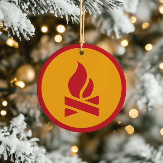 Campfire Christmas Tree Ornament