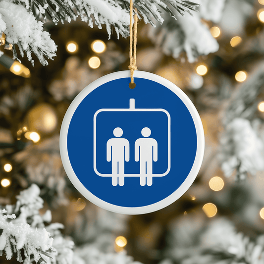 Chairlift Christmas Tree Ornament