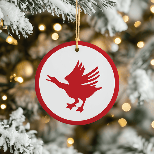 Funny Goose Christmas Tree Ornament