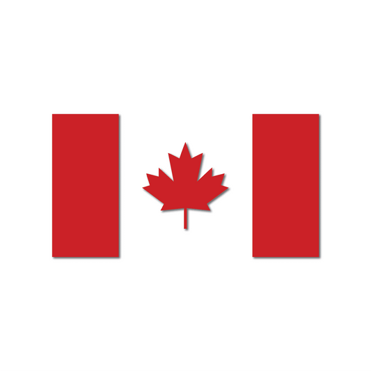 Décalcomanie du drapeau du Canada