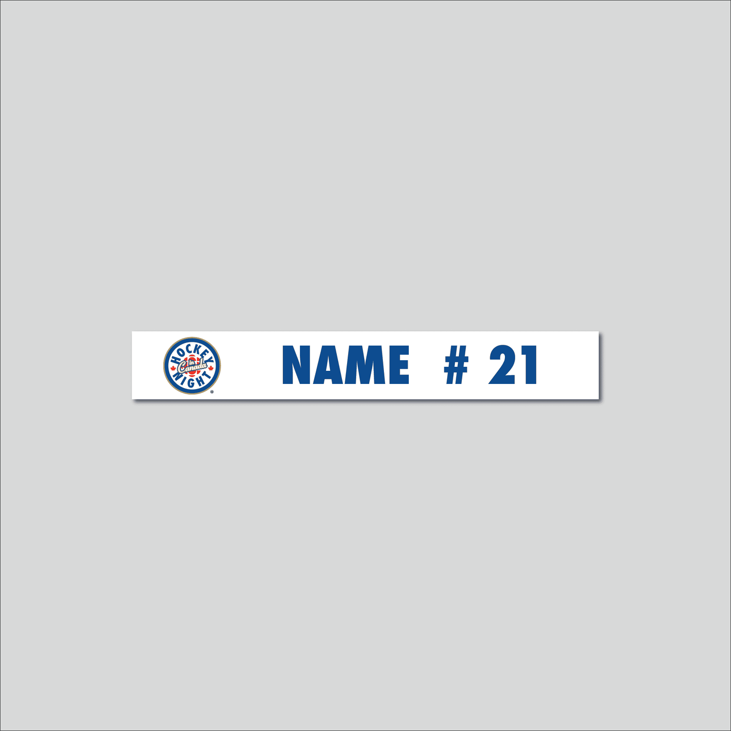 Hockey Night In Canada Locker Room Nameplate