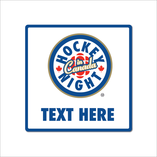 Hockey Night In Canada Mini Sign