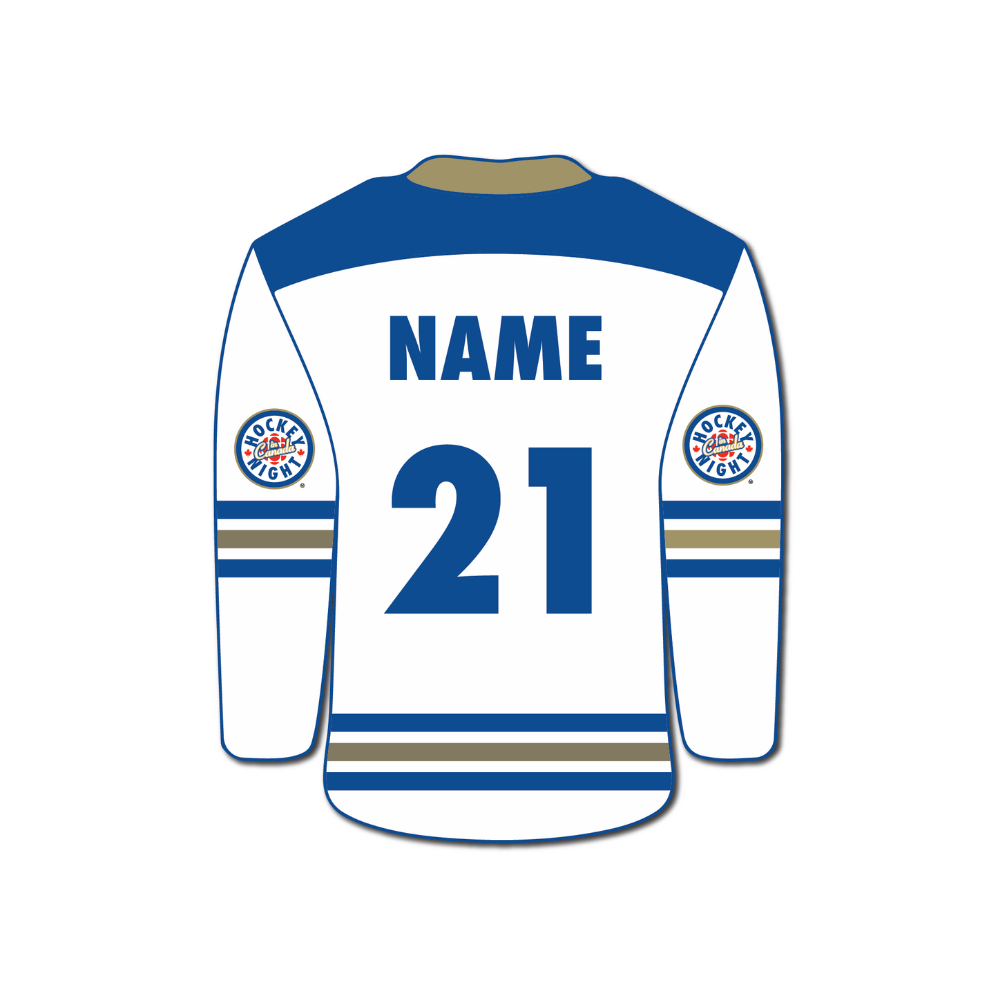 Hockey Night In Canada Custom Metal Jersey