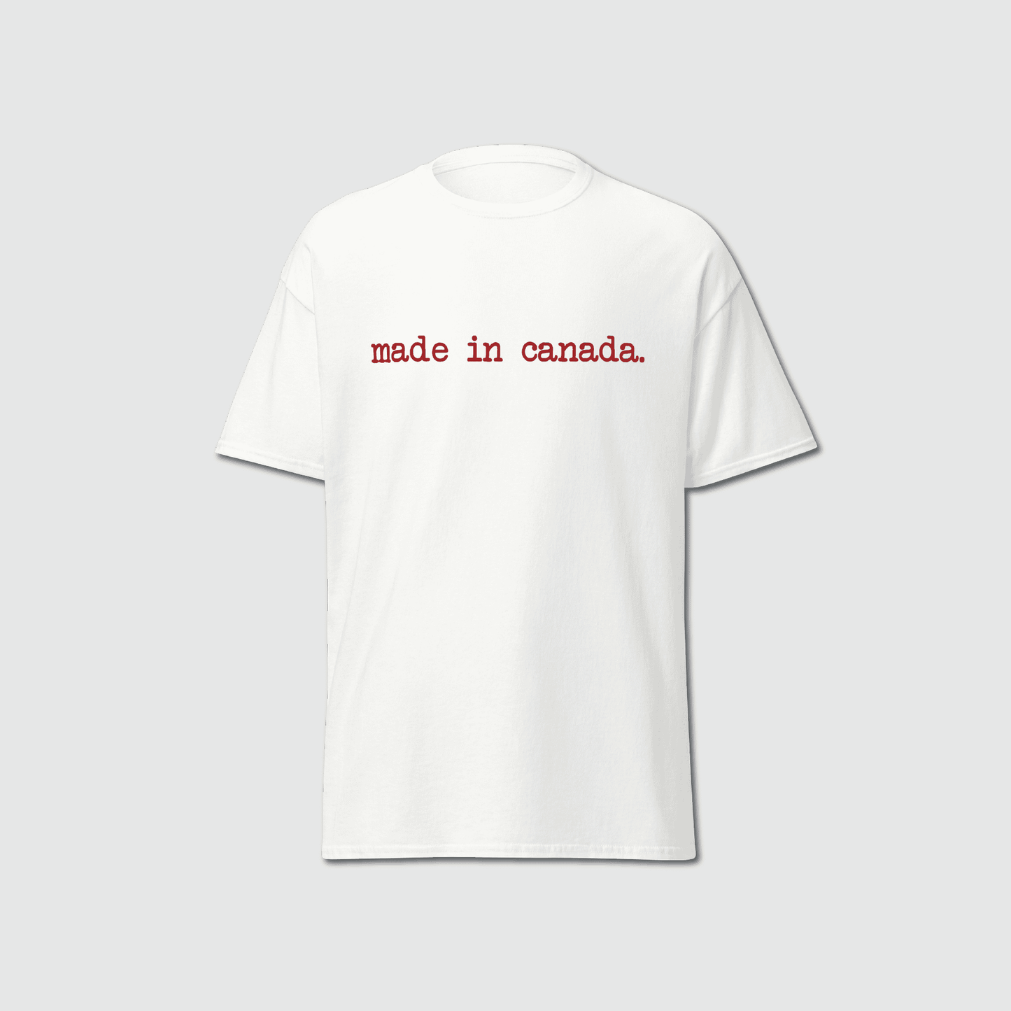 T-shirt fabriqué au Canada (anglais)