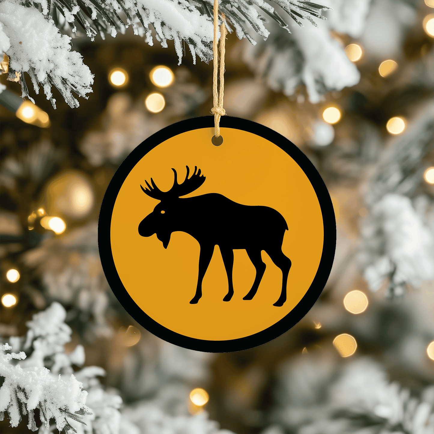 Moose Christmas Tree Ornament