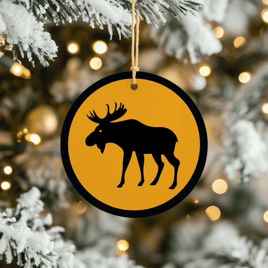 Moose Christmas Tree Ornament