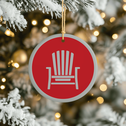 Muskoka Chair Christmas Tree Ornament