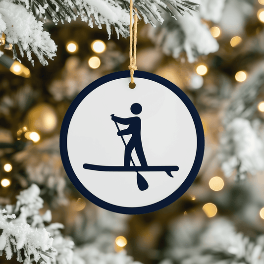 Paddleboarder Christmas Tree Ornament