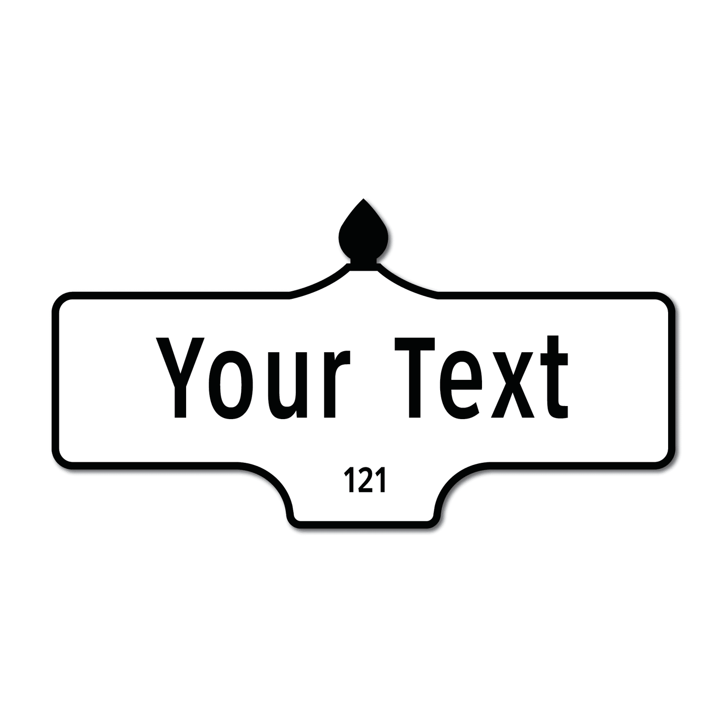 Plaque de rue vintage personnalisée de Toronto