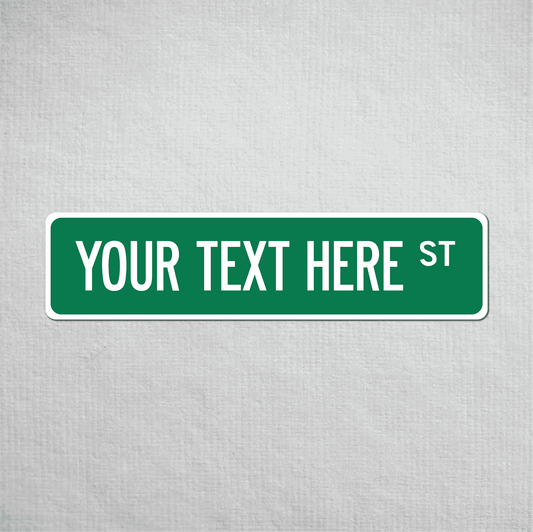 24 x 6" Custom Metal Street Sign - The Great Canadian CompanyGENERIC-1-061-010