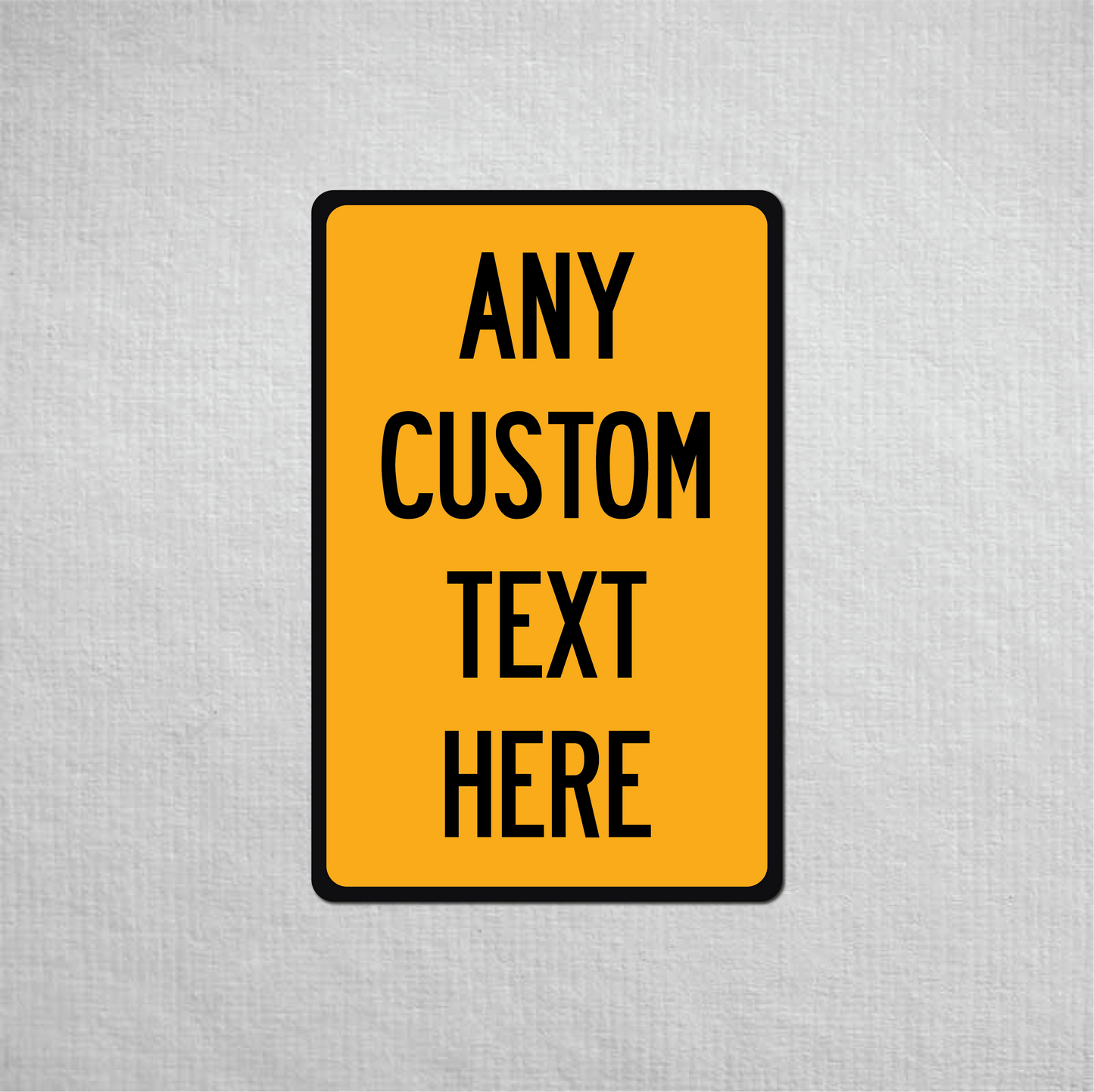 12 x 18" Custom Metal Street Sign