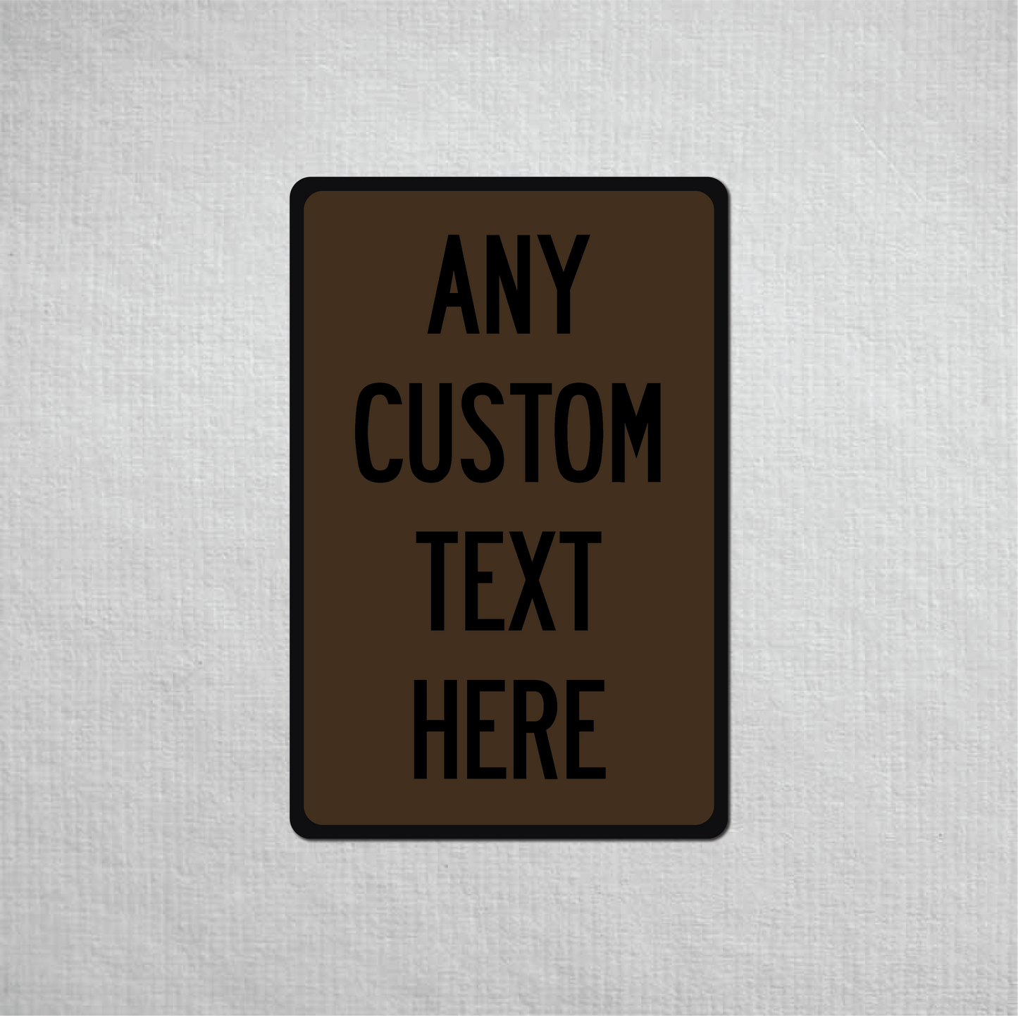 12 x 18" Custom Metal Street Sign