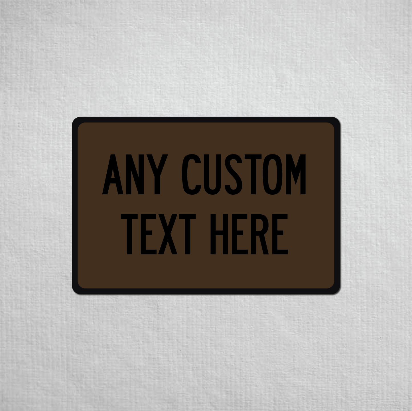 12 x 18" Custom Metal Street Sign