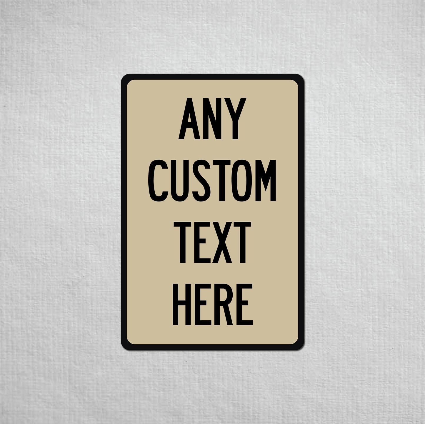 12 x 18" Custom Metal Street Sign