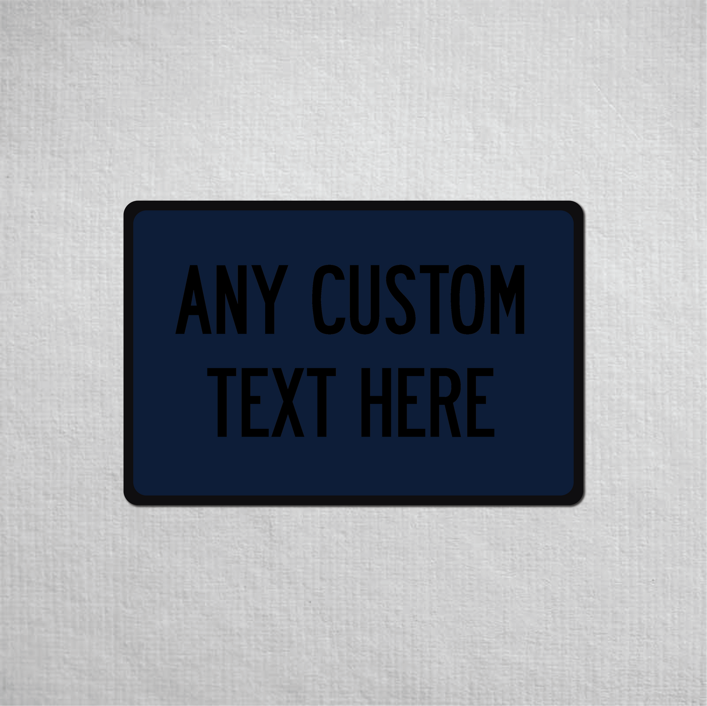 12 x 18" Custom Metal Street Sign