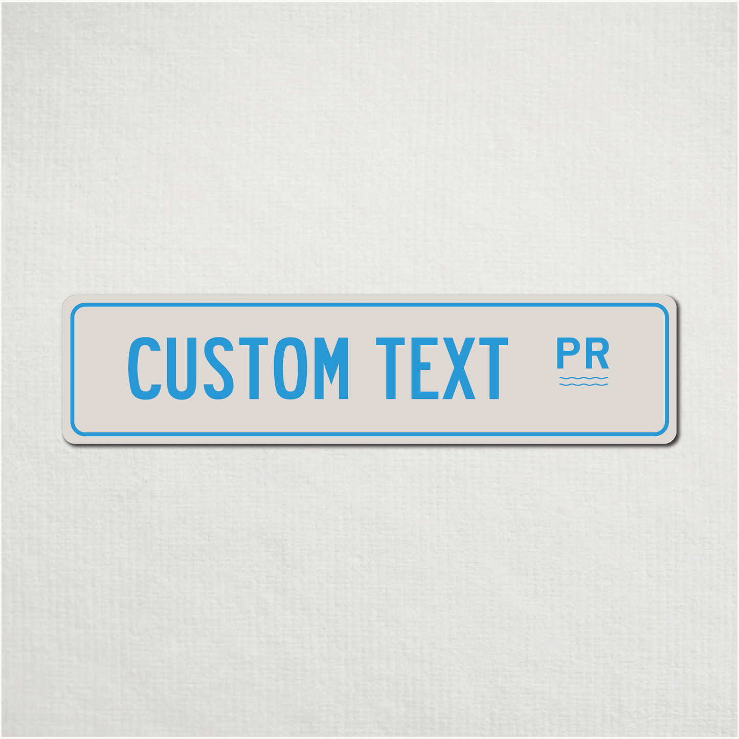 Custom Lake Name Metal Sign