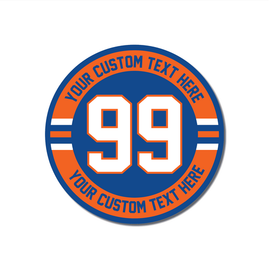 Edmonton Personalized Hockey Metal Sign - The Great Canadian CompanyHOCKEY-1-EDM