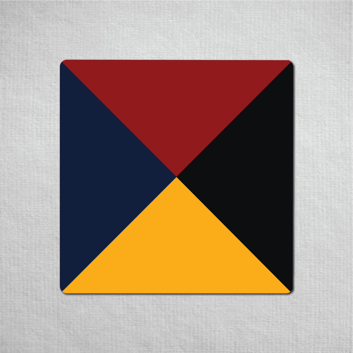 Mini Nautical Flag Metal Sign A-Z