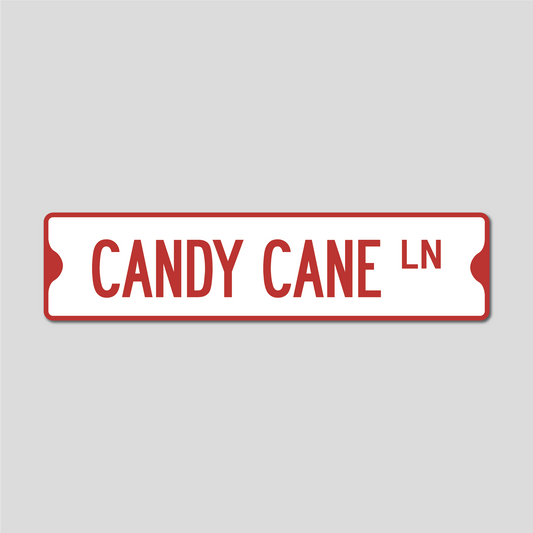Panneau de Noël de Candy Cane Lane