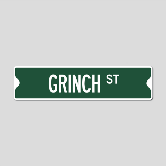 Panneau de Noël de Grinch St