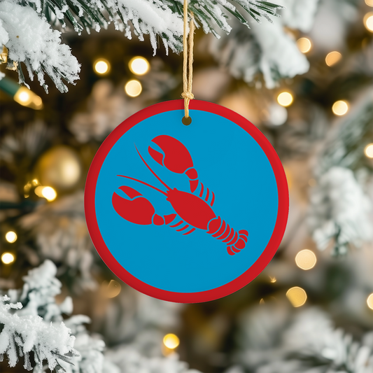 Décoration de sapin de Noël en forme de homard