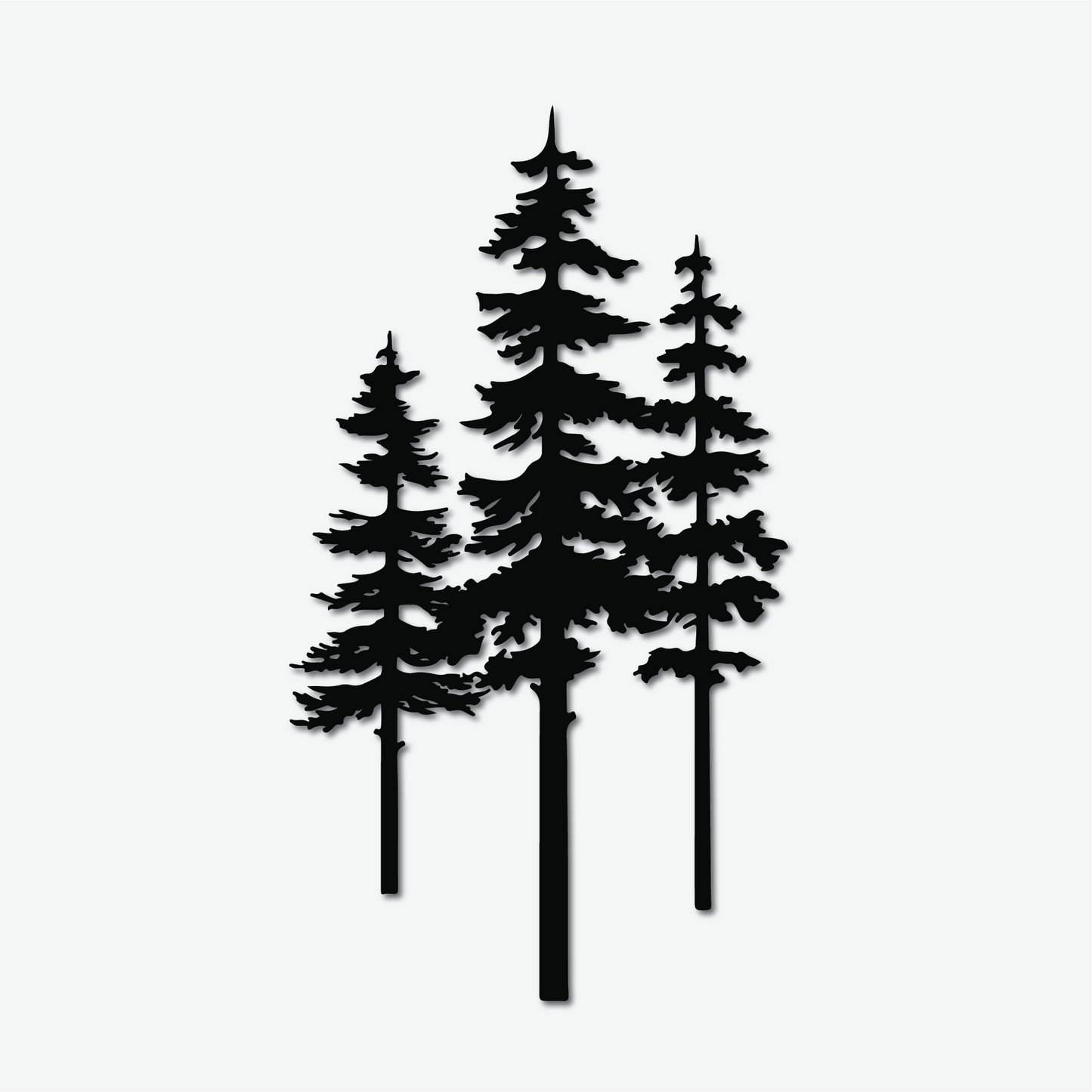 Pine Tree Metal Sign