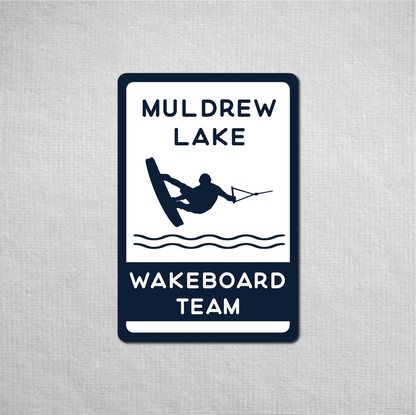 Custom Wakeboard Team Metal Sign - The Great Canadian CompanyWAKBRD-1