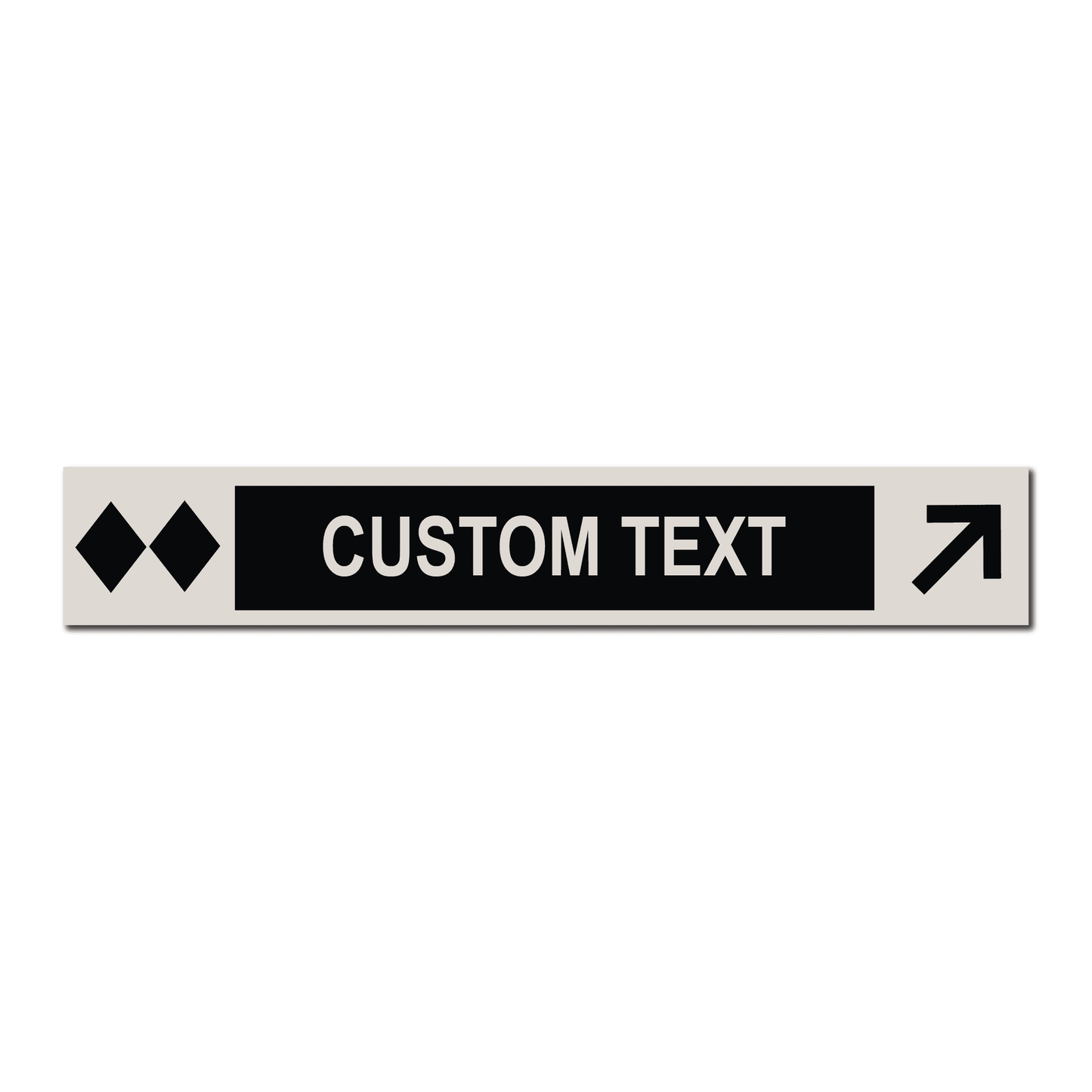Double Black Diamond Run - Personalized Ski Run Directional Sign - The Great Canadian CompanySKI-RUN-408